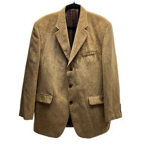 Ralph Lauren Men's Brown Corduroy Blazer Size 42 Regular Lined Dillard's